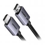 Cablu video UGREEN HD186 HDMI tata - HDMI tata, 16K / 60Hz, 96Gbps, 2m, Negru 2 - lerato.ro