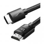 Cablu video UGREEN HD150 HDMI 2.1 tata - HDMI 2.1 tata, 8K / 60Hz, 48Gbps, 10m, Negru 3 - lerato.ro