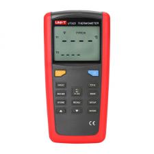 Termometru digital cu contact UNI-T UT325, Afisaj LCD, Oprire automata, Data Hold, MAX / MIN / AVG, Alarma nivel maxim / minim, Negru