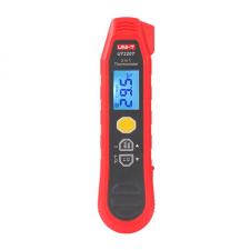 Termometru digital 2 in 1 UNI-T UT320T, Afisaj LCD, Masurare infrarosu / sonda, MAX / MIN, Data Hold, IP54, Negru