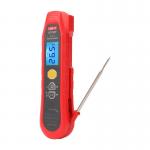 Termometru digital 2 in 1 UNI-T UT320T, Afisaj LCD, Masurare infrarosu / sonda, MAX / MIN, Data Hold, IP54, Negru 6 - lerato.ro