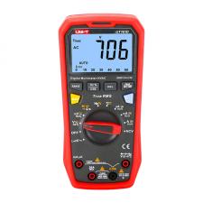 Multimetru digital UNI-T UT161D, Tensiune AC / DC, Curent AC / DC, Rezistenta, Capacitate, Frecventa, Temperatura, True RMS, Afisaj, Negru/Rosu