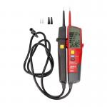 Tester de tensiune si continuitate UNI-T UT18D, Detectare tensiune AC/DC, Detectare polaritate, Semnal sonor, Indicator LED, Lanterna, Afisaj LCD, IP65, Gri 2 - lerato.ro