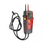 Tester de tensiune si continuitate UNI-T UT18D, Detectare tensiune AC/DC, Detectare polaritate, Semnal sonor, Indicator LED, Lanterna, Afisaj LCD, IP65, Gri 3 - lerato.ro