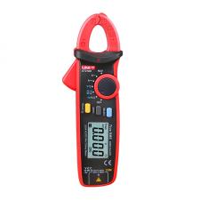 Clampmetru digital UNI-T UT210D, Masurare curent AC / DC, Tensiune AC / DC, Rezistenta, Capacitate, Temperatura, Alarma continuitate, Test dioda, Oprire automata, Rosu / Negru