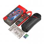 Clampmetru digital UNI-T UT216A, Masurare curent AC, Tensiune AC / DC, Rezistenta, Capacitate, True RMS, NCV, Test continuitate, Test dioda, Oprire automata, Rosu / Negru 3 - lerato.ro