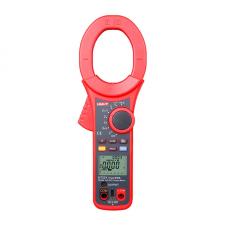 Clampmetru digital UNI-T UT221, Masurare tensiune AC / DC, Curent AC / DC, Rezistenta, Frecventa, True RMS, Testare continuitate, Testare dioda, Memorie, Oprire automata, Rosu