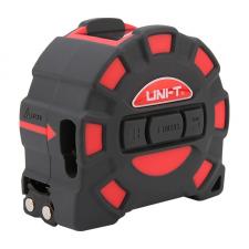 Telemetru digital cu laser UNI-T LM60T, Raza actiune 60m, Precizie 2mm, Ruleta 5m, Afisaj LCD, Negru