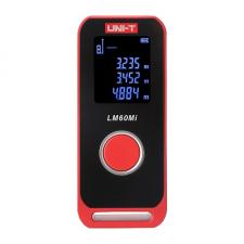 Telemetru digital cu laser UNI-T LM60Mi, Raza actiune 60m, Precizie 2mm, Afisaj LCD, Rosu