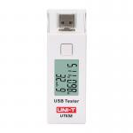 Tester USB Uni-T UT658, USB-A, Afisaj LCD, Masurare Tensiune / Capacitate curent, Alb 2 - lerato.ro