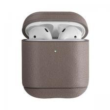 Carcasa BMW Geniune Leather Signature compatibila cu Apple AirPods 1/2, Bej