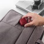 Carcasa BMW Geniune Leather Signature compatibila cu Apple AirPods 1/2, Bej 4 - lerato.ro