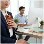 Carcasa UNIQ Veren cu MagClick compatibila cu iPhone 17 Pro Max, Portocaliu 4 - lerato.ro