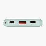Baterie externa Uniq Fuele Mini 8000mAh, USB-C, USB, Micro USB, 18W, incarcare rapida, Verde 3 - lerato.ro