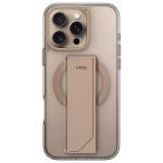 Carcasa Uniq Heldro Max, cu Suport si MagSafe, compatibila cu iPhone 16 Pro Max, Gold 3 - lerato.ro