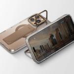 Carcasa Uniq Heldro Max, cu Suport si MagSafe, compatibila cu iPhone 16 Pro Max, Gold 6 - lerato.ro