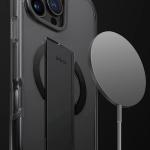 Carcasa Uniq Heldro Max, cu Suport si MagSafe, compatibila cu iPhone 16 Pro Max, Gold 7 - lerato.ro