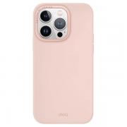 Carcasa Uniq Lino Hue Magclick compatibila cu iPhone 15 Pro, Roz