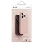 Carcasa Uniq Lino Hue Magclick compatibila cu iPhone 15 Pro, Roz 5 - lerato.ro