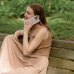 Carcasa Uniq Coehl Terrazzo compatibila cu iPhone 14 Pro, Roz 4 - lerato.ro