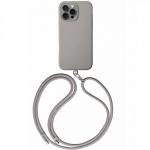 Carcasa UNIQ Creme MagSafe si curea compatibila cu iPhone 16 Pro Max, Gri 2 - lerato.ro