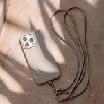 Carcasa UNIQ Creme MagSafe si curea compatibila cu iPhone 16 Pro Max, Gri 9 - lerato.ro