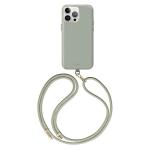 Carcasa UNIQ Creme MagSafe si curea compatibila cu iPhone 15 Pro Max, Verde 2 - lerato.ro