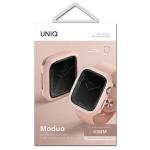 Husa Uniq Moduo compatibila cu Apple Watch 4/5/6/7/8/9/SE/SE2, 40/41mm, Pink/White 6 - lerato.ro