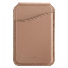 Huse universale / waterproof pentru telefoane, Portofel magnetic Uniq Coehl Esme, Compatibil MagSafe, Bej, lerato.ro