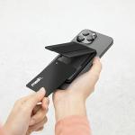 Portofel magnetic Uniq Heldro ID, Compatibil MagSafe, Roz 9 - lerato.ro