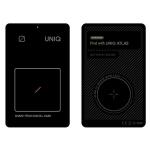 Dispozitiv anti pierdere tip card Uniq Atlas, Autonomie 6 luni, Localizare prin aplicatia Apple Find My, NFC, Incarcare wireless, Negru 2 - lerato.ro