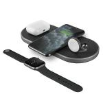 Incarcator Wireless UNIQ Aereo Plus 3in1, 25W, 3 zone incarcare, USB-C, Negru 4 - lerato.ro