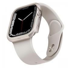 Accesorii Apple Watch 38 / 40 / 41 / 42 mm, Carcasa Uniq Valencia compatibila cu Apple Watch 4/5/6/7/8/SE/SE2 40/41mm, Starlight, lerato.ro