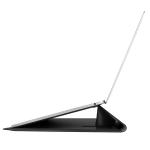 Husa din piele vegana Uniq Oslo compatibila cu laptop 14 inch, Functie suport, Negru 6 - lerato.ro