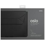 Husa din piele vegana Uniq Oslo compatibila cu laptop 14 inch, Functie suport, Negru 11 - lerato.ro
