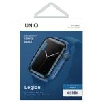 Carcasa Uniq Legion compatibila cu Apple Watch 7/8/9 45mm, Albastru 3 - lerato.ro