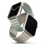 Curea UNIQ Revix compatibila cu Apple Watch 38/40/41mm, Verde / Bej 4 - lerato.ro