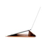 Husa universala UNIQ Oslo din piele vegana compatibila cu laptop 14 inch, Maro 3 - lerato.ro