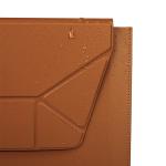 Husa universala UNIQ Oslo din piele vegana compatibila cu laptop 14 inch, Maro 4 - lerato.ro