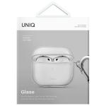 Carcasa Uniq Glase compatibila cu Apple AirPods 4, Transparent 6 - lerato.ro