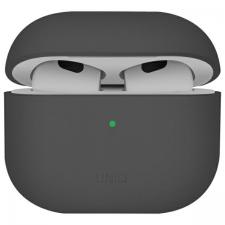 Carcasa Uniq Lino compatibila cu Apple AirPods 4, Gri