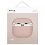 Carcasa Uniq Lino compatibila cu Apple AirPods 4, Roz 7 - lerato.ro