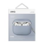 Carcasa Uniq Lino compatibila cu Apple AirPods Pro 2, Albastru 6 - lerato.ro