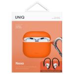 Carcasa Uniq Nexo compatibila cu Apple AirPods 4, Portocaliu 9 - lerato.ro