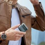 Carcasa Uniq Lyden DS compatibila cu Apple AirPods Pro 2, Negru / Albastru 5 - lerato.ro