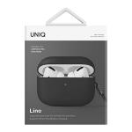 Carcasa Uniq Lino compatibila cu Apple AirPods Pro 2, Gri 6 - lerato.ro