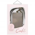 Snur universal pentru telefon din piele ecologica Uniq Coehl Caryne 3 in 1, Card Wallet compatibil MagSafe, Gri 4 - lerato.ro