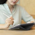 Husa UNIQ Camden Click compatibila cu iPad Pro 13 inch 2024, Gri 6 - lerato.ro