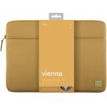 Husa din poliester Uniq Vienna compatibila cu laptop 14 inch, Waterproof, Galben 4 - lerato.ro