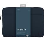 Husa din poliester Uniq Vienna compatibila cu laptop 14 inch, Waterproof, Navy Blue 4 - lerato.ro